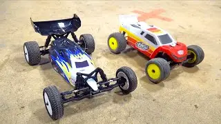 RACING the new WATERPROOF LOSI MINI B (BUGGY) is FUN! ($150) | RC ADVENTURES