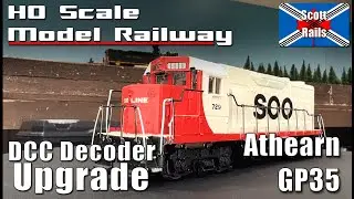 DCC Decoder Upgrade - Athearn Blue Box SOO GP35