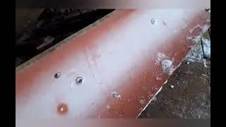 Чистим снег мотоблоком)