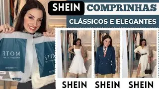 Comprinhas da SHEIN e MOTF só de  looks clássicos e chiques: vestidos, camisa, blazer e acessórios.