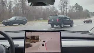 Tesla Full Self Driving Beta: 17 minute drive in Raleigh, NC- January 25th, 2023