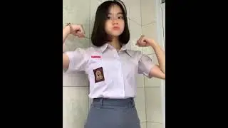 TikTok Kayes Pakai Baju SMA Cantik Banget VIRAL🔥🔥 | Kharisma Cahaya Putri 