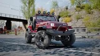 Jeep Wrangler Animation in Unreal Engine 5.4 I RTX 4070ti Super