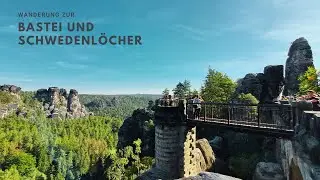 Wanderung zur Bastei und Schwedenlöcher | Urlaub mit Hund | Deutschlandticket