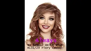 Always by Raquel Welch Wigs RED RL31 29 FIERY COPPER