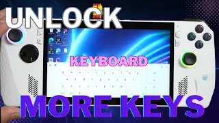 ASUS ROG Ally | How to Choose Different Keyboard Layouts (Built-In Virtual Keyboard)