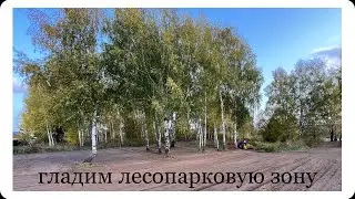 Делаем лесопарковую зону и дорожку к смотровой площадке