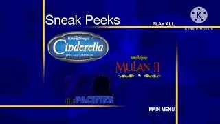 The fanmade sneak peeks menu to Fear of a Krabby Patty 2005 DVD