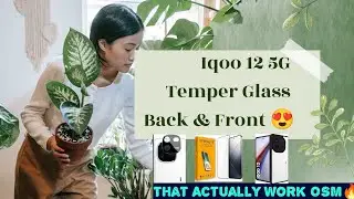 Iqoo 12 5G phone Front & Back tempered Glass | how to apply 🔥 osm back cover 😍 by Technical Danish