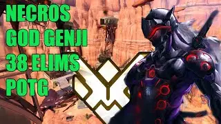 NECROS GOD GENJI GAMEPLAY DOMINATING - GRAND MASTER OVERWATCH SEASON 30