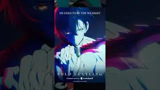 The animation looks bad compared to the manhwa 😐 : solo leveling Anime 