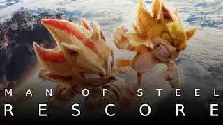 Sonic the Hedgehog 3 - Sonic vs Shadow (Rescored W/ Man of Steel) - Audience Reaction included