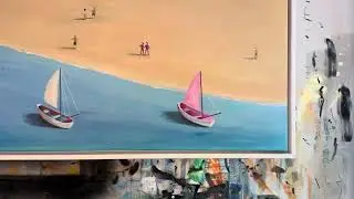 Summer Shore Impressionistic Paintings By Scottish Artist Kevin Hunter