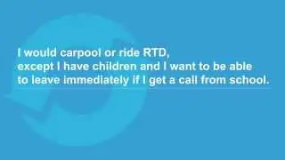 Way to Go: Using carpool when you have children at school.