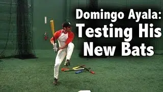 Domingo Ayala Testing His New D-BAT
