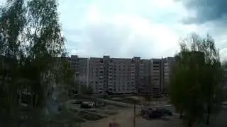 Изменение погоды за час. Timelapse SJ4000 wifi
