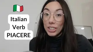 Come usare il verbo PIACERE in italiano? How to use Italian Verb PIACERE in Italian? (Subtitles)