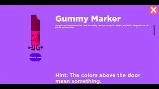 How to unlock the Do not Disturb door and get the Gummy Marker - Find the Markers [Roblox]