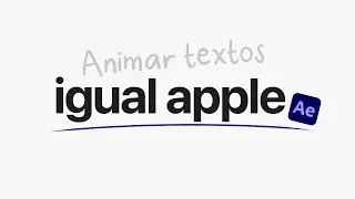 Como animar TEXTOS no AFTER EFFECTS?
