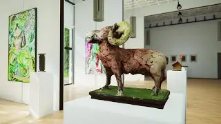 Gallery Visualization rendered in Unity engine