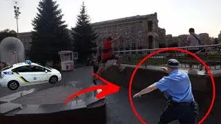 Паркур на Крещатике-Хрещатик,спокойный влог👮‍♂️
