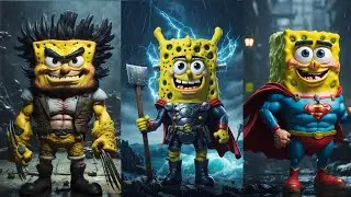 Superheroes But Spongebob Squarepants 🌟All Characters (Marvel & Dc)