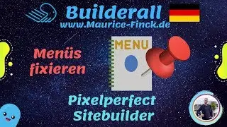 Builderall - Menüs fixieren - Deutsches Tutorial 2019