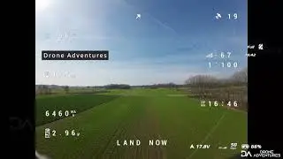 DJI Goggles 2 with O3 Air Unit and Fullsend 6S 8000mAh - Long range test 7.3 km 17 minute flight