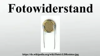 Fotowiderstand