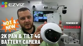 EZVIZ 2K Pan & Tilt 4G Battery Camera - BRAND NEW [360° Coverage]