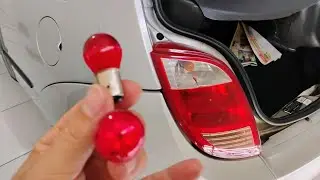 troquei as lâmpadas de freio do Ford Ka, LED que parece com a original.