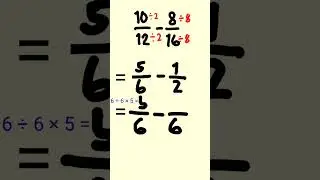 Subtracting Dissimilar Fractions Easily 