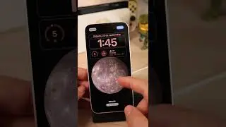 Ten el sistema solar en tu pantalla del iPhone! #apple #iphone #ios17