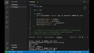 Golang for Beginners || Struct, Methods and Interface