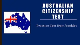 Australian citizenship test | common bond 2023 | new syllabus | Booklet Questions and Answers