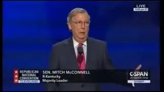 Mitch McConnell shreds Hillary Clinton in RNC address: 'Scandals follow the Clintons like flies'