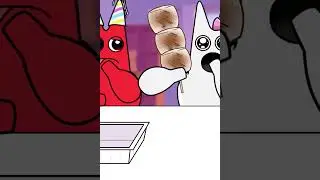 Convenience Store RED WHITE Food   Garten of Banban Banban VS Banbaleena MUKBANG!   Animation   ASMR