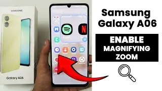 Enable Magnifying Zoom In Samsung A06 | Use Samsung Zoom