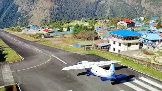 Lukla Airport takeoffs and Landing || The most dangerous airport in the world || Lukla