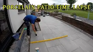 Porcelain patio time-lapse