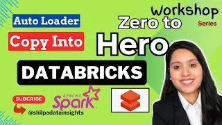 Databricks Workshop Autoloader and copy into: Step by Step guide with demo| Pyspark