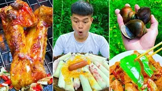 Best real food ever! | Grilled Aloe Vera, Superman Sausage | TikTok Funny Videos