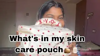 NEW SKIN CARE POUCH👝❤️| cutest🥰 #skincare #subscribe #malayalam #support #trending #support