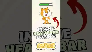 How to make AWESOME Health Bars in Scratch! 🔥🔥🔥     #scratch #scratchprogramming #shorts