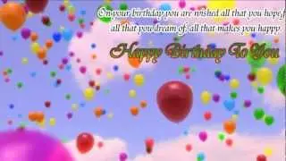 Happy Birthday to you