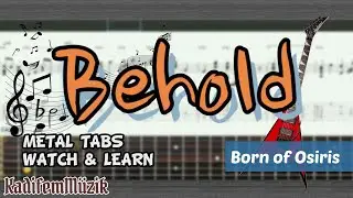 Born of Osiris-Behold Outro Solo Ultimate Electric Guitar Tutorial Tabs