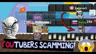 Growtopia | TOP5 YouTubers Caught Scamming!