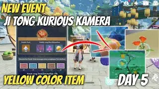 [ EVENT ] Ji Tongs Kurious Camera Day 5 | Yellow Color Item | Genshin Impact 