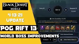 World Boss Improvements, New Path of Glory! + Paladin Rework, Patch Update - Black Desert Mobile