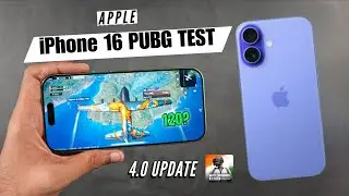 iPhone 16 Pubg test | iPhone 16 Bgmi Test | A18